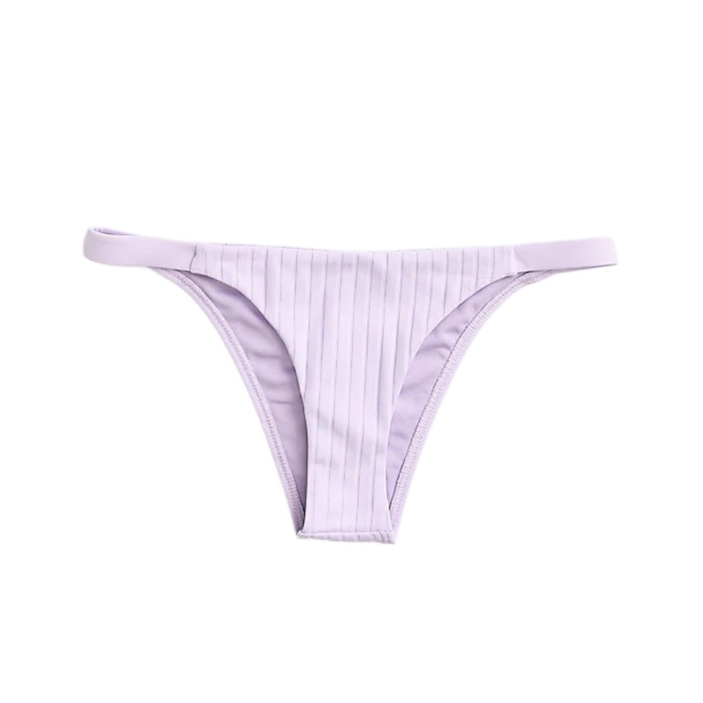 Damsel Photon Super Ribbed Cheeky Lavender Bikini Bottom